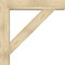 Ekena Millwork Traditional Block Rough Sawn Bracket w/ Offset Brace, Douglas Fir, 8"W x 42"D x 42"H BKT0806X42X42TRA05RDF - alternate 3